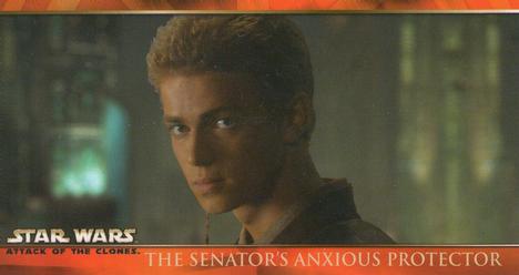 2002 Topps Star Wars: Attack of the Clones Widevision #3 The Senator's Anxious Protector Front