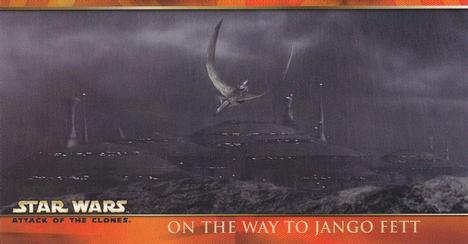 2002 Topps Star Wars: Attack of the Clones Widevision #16 On The Way To Jango Fett Front