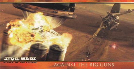 2002 Topps Star Wars: Attack of the Clones Widevision #62 Against The Big Guns Front
