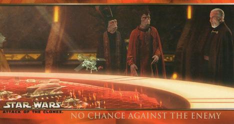 2002 Topps Star Wars: Attack of the Clones Widevision #60 No Chance Against The Enemy Front
