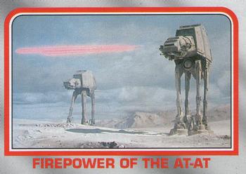 2004 Topps Heritage Star Wars #30 Firepower Of The AT-AT Front