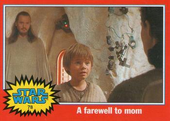 2004 Topps Heritage Star Wars #78 A farewell to mom Front
