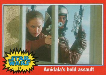 2004 Topps Heritage Star Wars #83 Amidala's bold assault Front