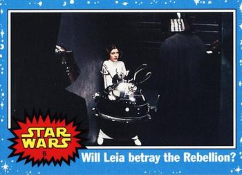 2004 Topps Heritage Star Wars #6 Will Leia betray the Rebellion? Front