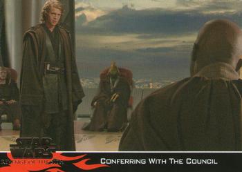 2005 Topps Star Wars Revenge of the Sith #40 Conferring With The Council Front