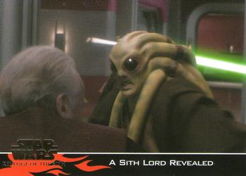 2005 Topps Star Wars Revenge of the Sith #48 A Sith Lord Revealed Front