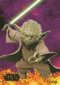 2005 Topps Star Wars Revenge of the Sith #5 Yoda Front