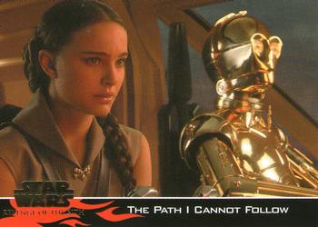 2005 Topps Star Wars Revenge of the Sith #60 The Path I Cannot Follow Front
