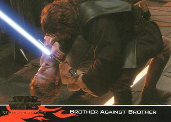2005 Topps Star Wars Revenge of the Sith #62 Brother Against Brother Front