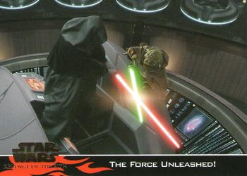 2005 Topps Star Wars Revenge of the Sith #64 The Force Unleashed! Front