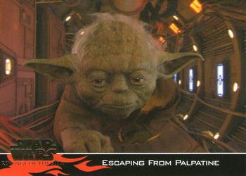 2005 Topps Star Wars Revenge of the Sith #67 Escaping From Palpatine Front