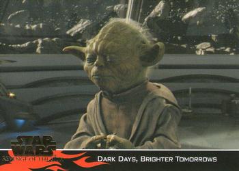 2005 Topps Star Wars Revenge of the Sith #71 Dark Days, Brighter Tomorrows Front