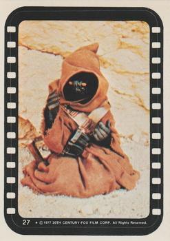 1977 Topps Star Wars - Stickers #27 A closer look at a 