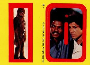 1980 Topps Star Wars: The Empire Strikes Back - Stickers #18 I O Front