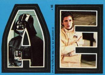 1980 Topps Star Wars: The Empire Strikes Back - Stickers #36 A E Front