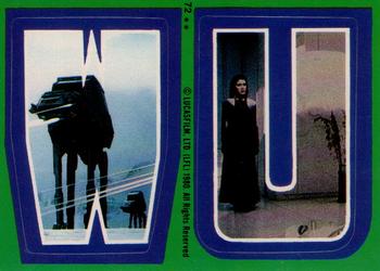 1980 Topps Star Wars: The Empire Strikes Back - Stickers #72 W U Front
