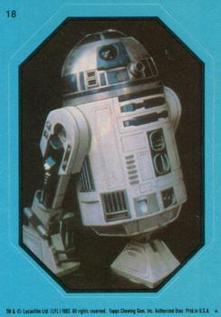 1983 Topps Star Wars: Return of the Jedi - Stickers #18 R2-D2 Front