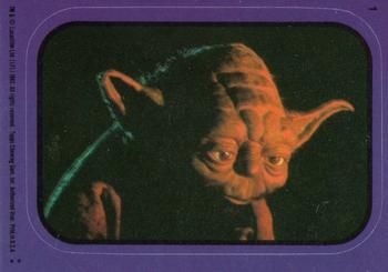 1983 Topps Star Wars: Return of the Jedi - Stickers #1 Yoda Front