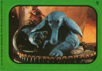 1983 Topps Star Wars: Return of the Jedi - Stickers #29 Max Rebo Front