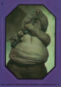 1983 Topps Star Wars: Return of the Jedi - Stickers #3 Droopy McCool Front