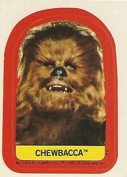 1983 Topps Star Wars: Return of the Jedi - Stickers #42 Chewbacca Front