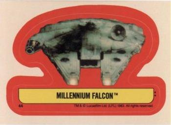1983 Topps Star Wars: Return of the Jedi - Stickers #44 Millennium Falcon Front