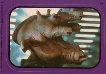 1983 Topps Star Wars: Return of the Jedi - Stickers #5 Ree-Yees Front