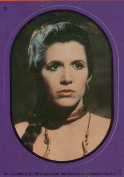 1983 Topps Star Wars: Return of the Jedi - Stickers #9 Leia Organa Front