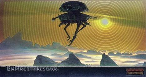 1995 Topps Widevision Star Wars: The Empire Strikes Back - Finest Chromium #C-1 The spider-like Imperial Probot Front
