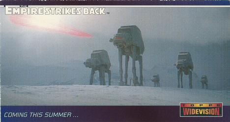 1995 Topps Widevision Star Wars: The Empire Strikes Back - Promos #P2 AT-AT Walkers Front