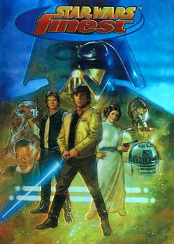 1996 Finest Star Wars - Refractors #1 Title Card Front