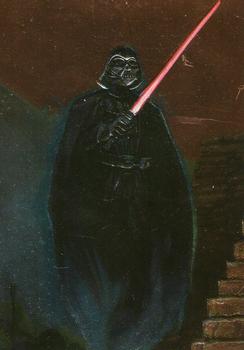 1996 Finest Star Wars - Embossed Foil #F1 Darth Vader Front