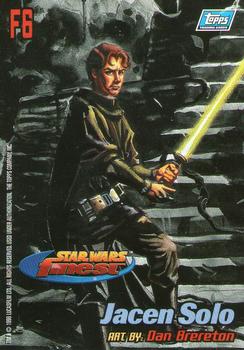 1996 Finest Star Wars - Embossed Foil #F6 Jacen Solo Back
