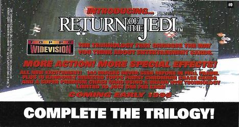 1996 Topps Widevision Star Wars: Return of the Jedi - Promos #0 Anakin, Yoda & Obi-Wan Back