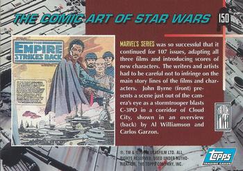 1994 Topps Star Wars Galaxy Series 2 #150 Marvel's Series Back