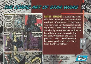 1994 Topps Star Wars Galaxy Series 2 #153 Danger!  Ugnaughts Back