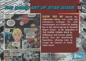 1994 Topps Star Wars Galaxy Series 2 #155 Blasting Their Way Back