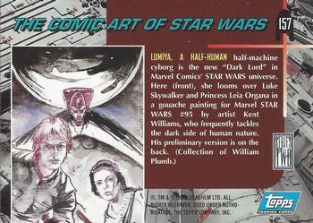 1994 Topps Star Wars Galaxy Series 2 #157 Lumiya, a Half-Human Back