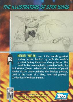 1994 Topps Star Wars Galaxy Series 2 #168 Michael Whelan Back