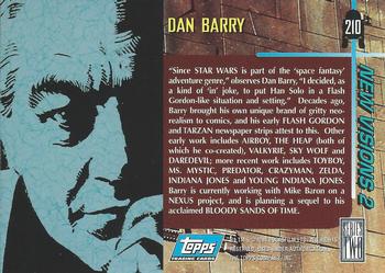 1994 Topps Star Wars Galaxy Series 2 #210 Dan Barry Back