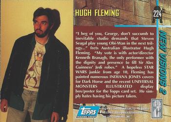 1994 Topps Star Wars Galaxy Series 2 #224 Hugh Fleming Back