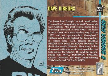 1994 Topps Star Wars Galaxy Series 2 #228 Dave Gibbons Back