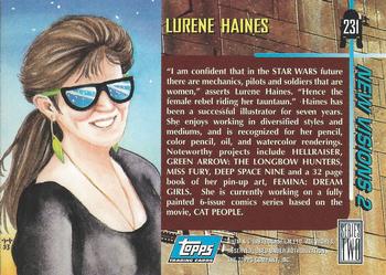 1994 Topps Star Wars Galaxy Series 2 #231 Lurene Haines Back