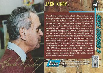 1994 Topps Star Wars Galaxy Series 2 #240 Jack Kirby Back
