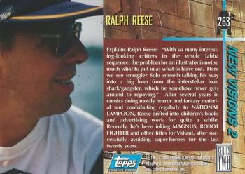 1994 Topps Star Wars Galaxy Series 2 #263 Ralph Reese Back
