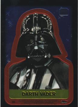 1999 Topps Chrome Archives Star Wars - Double-Sided Chromium #D-1 Darth Vader Front