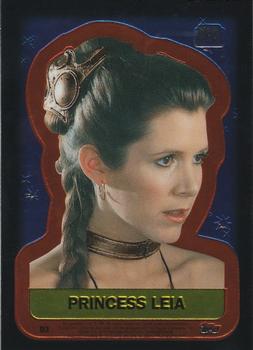 1999 Topps Chrome Archives Star Wars - Double-Sided Chromium #D-3 Princess Leia Front