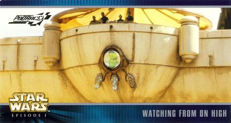 1999 Topps Widevision Star Wars: Episode I - Expansion #X-5 Watching from on High Front