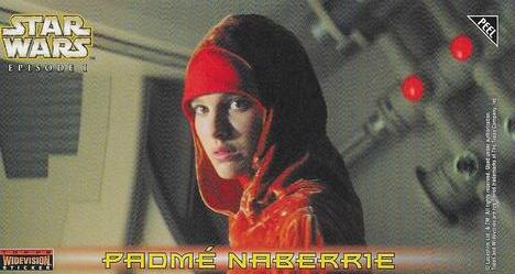 1999 Topps Widevision Star Wars: Episode I - Stickers #S8 Padme Naberrie Front