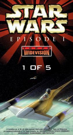 1999 Topps Widevision Star Wars: Episode I - Tin Box Chrome #1 Anakin Skywalker Back